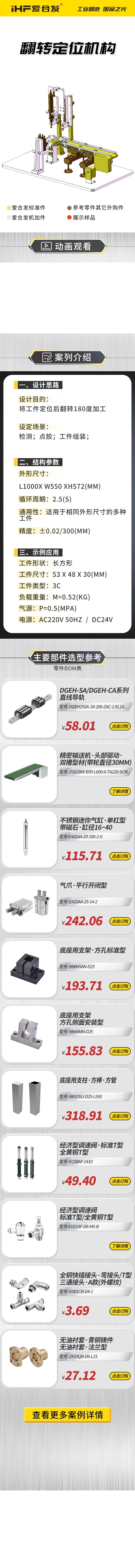 愛合發(fā)：案例介紹，翻轉(zhuǎn)定位機(jī)構(gòu)！